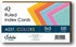 iScholar Index Cards, Ruled, Colored, 3 x 5 Inches, 100 Card Pack (03516)