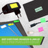 Rectangular Color Coding Sticker Roll - Write On Labels for Organizing, 500-Pack, 1.57" x 0.75"