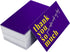 RXBC2011 2x3.5 Inches Pack 100 Your order made my day Cards Thank you card of Purple