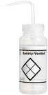 SP Bel-Art Safety-Vented 2-Color LYOB Wide-Mouth Wash Bottles, 500ml, Polyethylene, Pack of 3
