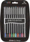 linc Pentonic Premium Ball Point Pen, 1.0 mm Medium Point, 10-Count, Assorted Colors | Easy Flow Ink