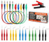 HORUSDY 22PCS Back Probe Pin Kit, Electrical Testing Probes with 5 Colors Silicone Wires for Multimeter