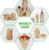 Eco Friendly Honeycomb Packing Paper Wrap 12"x200' Roll with 20 Fragile Sticker Labels