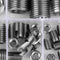 50Pcs Stainless Steel Inner Thread Self Tapping Inserts Set - Thread Reinforce Repair Tool with Storage Case