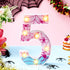 Leinuosen 5) Spider LED Number Lights Birthday Party Decoration Pink Spider Light up Numbers Women Birthday Supplies