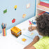 Fulmoon 37 Pcs Back to School Sticky Notes Set with School Bus Box, 36 Pcs Owl Shaped Self Adhesive Notes