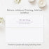 Hummingbird 5.5x4.25 Personalized Sympathy Thank You Cards, Funeral Thank You Cards, Bereavement Notes with Envelopes