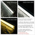 THMOOTHER 5-Pack 3.28FT (5) Matte White Pre-Drilled Clip Free LED Strip U Channel Diffuser, Tight and Flush Mounted