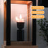 Velaflame Lightbulb Bulb) Smart Flameless Candle (Black