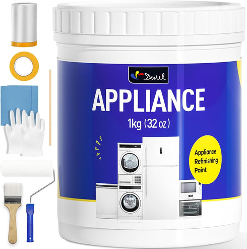 DWIL Appliance Paint for Refrigerator - Water Based Refrigerator Paint, Interior, for