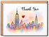 KoKi9xxGifts Watercolor Nyc Skyline Card - Thank You Card - New York City