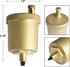 Hydro Master Automatic Air Vent Valve, 1/8 Inch
