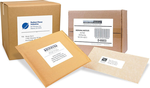 PRES-a-ply Laser Address Labels, 1 x 2-5/8, White, 3000/Box