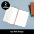 PAPERAGE Softcover Lined Journal Notebook (Navy), 176 Pages, Small 5.6 x 7.9 inches, College Ruled, 100 GSM