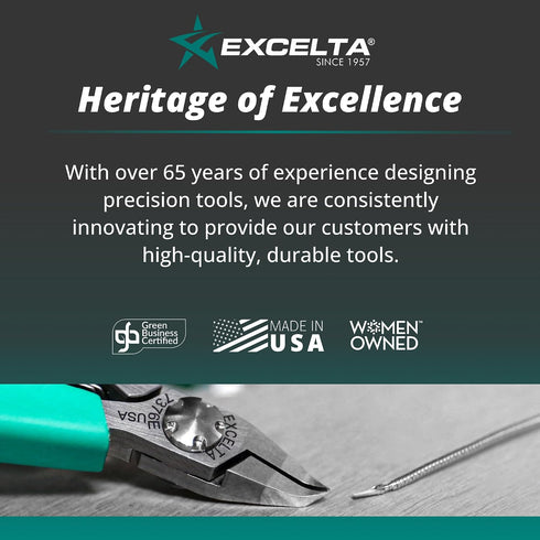 by Excelta 2.5" 0.010" Excelta Mini Spatula Oiler, ESD Safe, Conductive Aluminum Handle, Ideal for Precise Application
