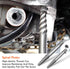 5Pcs Screw Extractor Set, Spiral Flute Bolt Extractor Set for Removing Stripped Screws and Broken Bolts