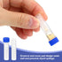 PATIKIL 0.5ml Plastic Cryogenic Vials, 200Pcs Self Standing Screw Top Test Tubes for Laboratory Science