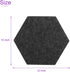 DMiotech 6 Pack Black Felt Bulletin Board 12 Inch X10 Inch for Sound Proofing Wall Panels Home Recording Studio