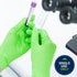 3.5 9.5 Inches, 200 HALYARD FLEXAPRENE Green Exam Gloves - mil, Green, Medium, Box of - Made with Chloroprene