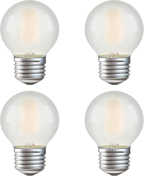 Frosted Dimmable LED Ceiling Fan Light Bulbs- E26 Base 4000K Neutral White