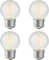 Frosted Dimmable LED Ceiling Fan Light Bulbs- E26 Base 4000K Neutral White