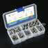 Glarks 84Pcs Stainless Steel Wire Thread Inserts - Thread Repair Sleeve Kit, Metric Assortment