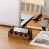 Tatuo 2 Pcs Wooden Dog Business Card Holder, Open Card Stand for Office Tabletop Organizer (Paw)
