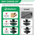 Set 1/2 Inch Knoweasy Shaker Style Rail and Stile Router Bit with Shank, Professional Carbide Tongue and Groove Cutters