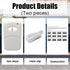Kingdder 2 2 MCS412001 10 300mhz Pcs Channel Gate Opener Remote Compatible with Multicode Linear Dip Garage Door Opener