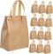 Alipis Insulated Takeout Bags 50 Pack Bulk Lunch Boxes Handles Insulated Beverage
