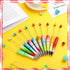 Crtiin 50 Pieces Plastic Beadable Pen Bulk - Black Ink Beaded Pens with 50 Refills for DIY Making Gift