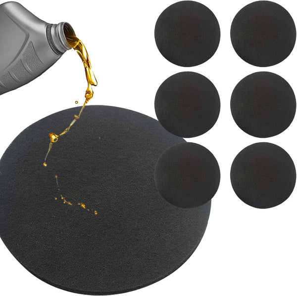 Kytree 6Pcs 15" Round Oil Drain Splash Pad, No Splatter Oil Splash Pad