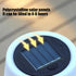 Solar Table Lamp Minimalist Desk Lamp for Nightstand Rechargeable Ambient Night Light Modern Aesthetic Bedside Lamps
