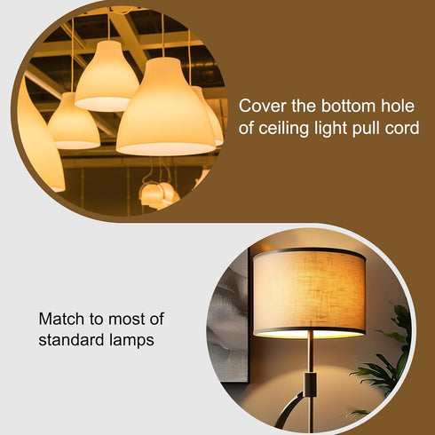FdcZeyxior 1/4-27 2 1/2 Inch Lamp Finials Caps, Pcs Lamp Finial Tapped Metal Decorative Knob Caps, Tall Gold Finish