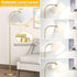 3 9W Bulb Arc Floor Lamps for Living Room with Color Temperatures, Modern Floor Lamp Reading Light with Included