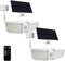 Solar Motion Sensor Outdoor Floodlights 6500K with Remote Control, 180 LED Waterproof,Solar