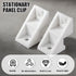 Fiwochic 8 Pcs Patio Door Clip Fixed Panel Bracket Bulk Stationary Sliding for Wood Gliding Patio Door Use