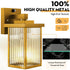 1 Pack Dusk to Dawn Outdoor Lighting, Waterproof Outdoor Porch Light with Tempered Glass, Outdoor Light Fixture