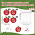 Sinload 24 Sets Thank You Gifts for Teacher Apple Ballpoint Pens Keychain Apple Card Teacher Appreciation Gifts