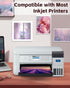 QYH Transparency Film Paper, Clear for Overhead Projector Transparencies and Inkjet Screen Prints, 8.5 x 11, 25 sheets