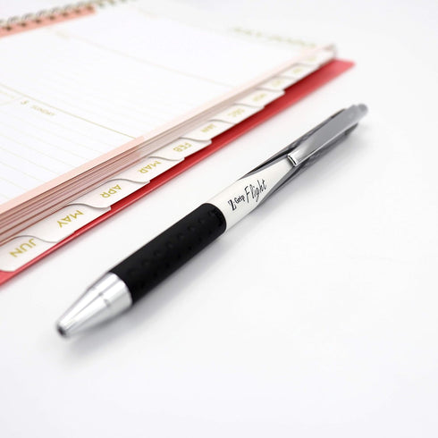 Zebra Pen Z-Grip Flight Retractable Ballpoint Pen, 1.2mm, Bold Point, Black Ink, 5-Count