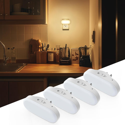 DORESshop Led Night Lights Plug into Wall Soft White, Compact Dimmable Night