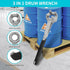 DURATECH Aluminum Drum Wrench, 3-in-1 Bung Opener Tool for 10 15 20 30 55 Gallon Drums