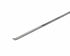 789-136 Hayman Style Micro Lab Spatula with V-Spoon/Bend-Tapered Ends, 6.5" Length, Stainless Steel