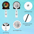 Dooyilets Badge Reels Holder Retractable, ID Card with Alligator Clip for Nurse Name CNA, Funny Badge Reel, Student ID