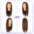 100% Mannequin Head Human Hair - Cosmetology Manikin Doll Head with Real Hair for Hairdresser Practice Styling Braiding