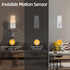 2PK Dawnrise Night Lights Plug into Wall, Invisible Motion Sensor Night Light, Soft Warm or Cool White Selectable