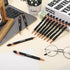 Yeaqee 24 Pcs Inspirational Ballpoint Pens - Motivational Black Ink Retractable Quotes Pen with Stylus Tip for Writing