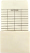 Hygloss Products Manila Library Pockets, 50 Pack, Library Due Date Pocket Envelopes, 6.25 x 3.5 Inches