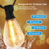 50FT 16 S11 Bulbs, 2700K GvvooHome LED Outdoor String Lights, Waterproof Patio Lights with Shatterproof Plastic Warm